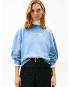 Gold Button Script Sweatshirt